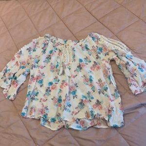 Girls flower top
